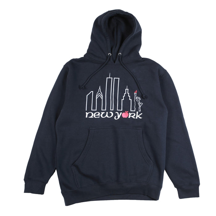 Theories Big Apple Hoodie Navy