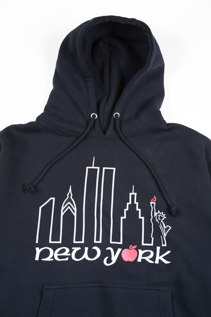 Theories Big Apple Hoodie Navy
