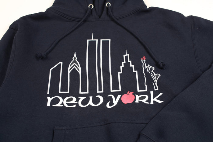 Theories Big Apple Hoodie Navy