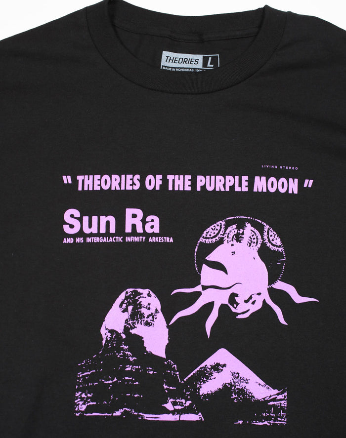 Theories Purple Moon Tee Black