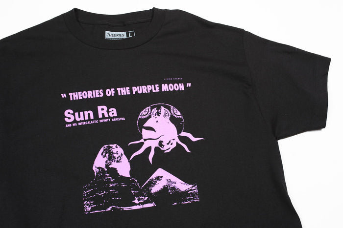 Theories Purple Moon Tee Black