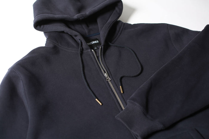 Theories SCRIBBLE SPORT ZIP HOODIE Navy