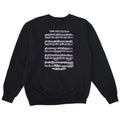 Theories Twin Peaks Theme Music Crewneck Black
