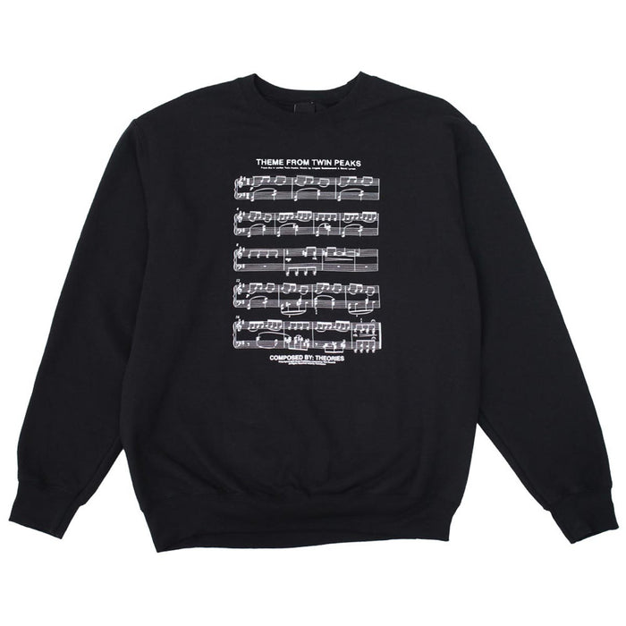 Theories Twin Peaks Theme Music Crewneck Black