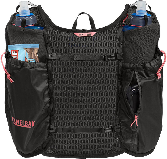 Trail Run Hydration Vest with Quick Stow Soft Flasks - Women's