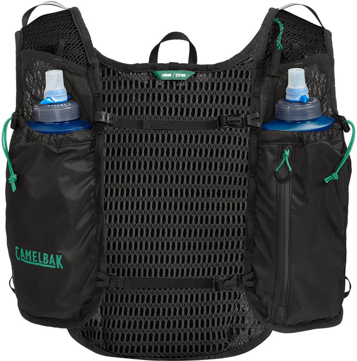 Trail Run Hydration Vest with Quick Stow Soft Flasks