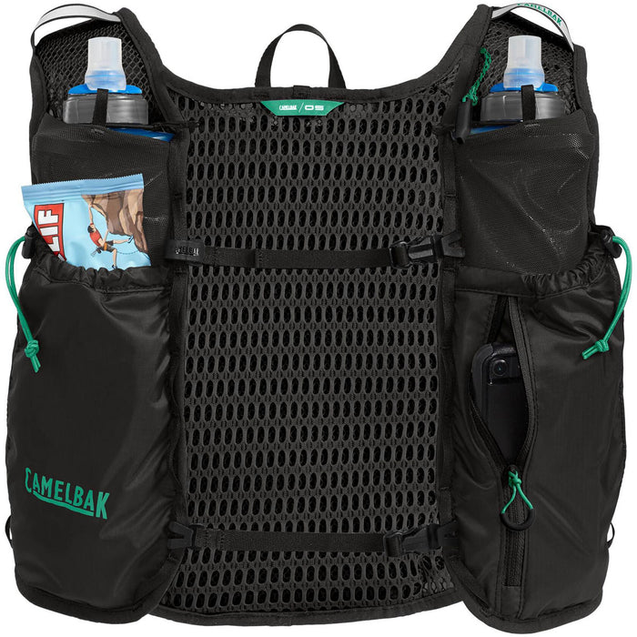 Trail Run Hydration Vest with Quick Stow Soft Flasks