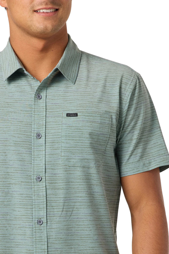 TRVLR Traverse Striped Short Sleeve Shirt - Men's