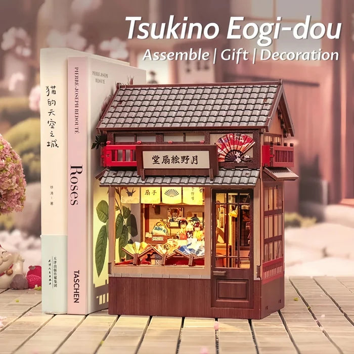 Tsukino Eogi Hall – DIY book nook kit, HiNooki (image 4)