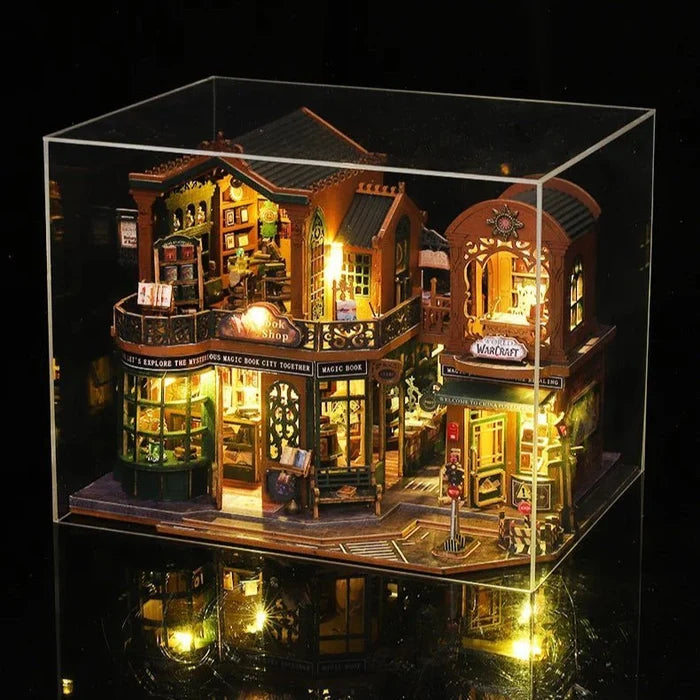Twilight Bookstore – DIY miniature house kit, HiNooki (image 6)