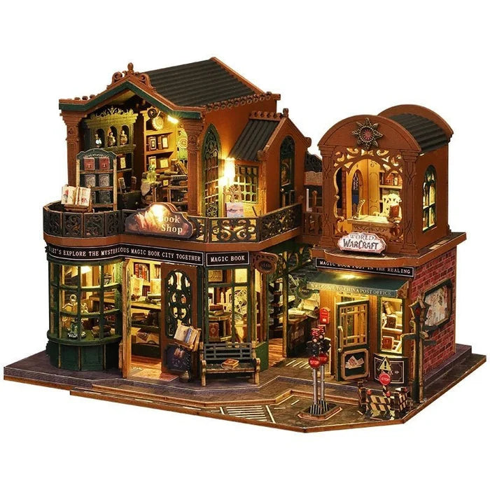 Twilight Bookstore – DIY miniature house kit, HiNooki (image 7)