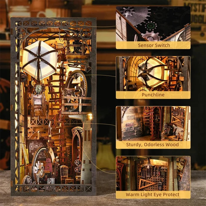 Uncle Peter's Warehouse – DIY book nook kit, HiNooki (image 3)