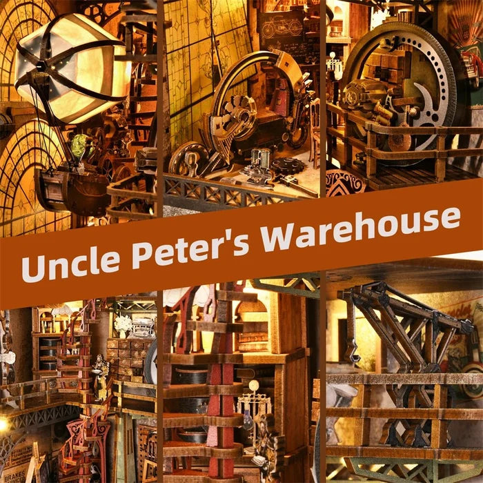 Uncle Peter's Warehouse – DIY book nook kit, HiNooki (image 5)