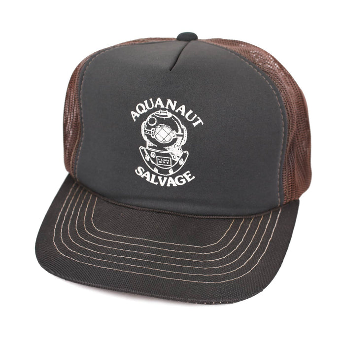 Vintage Aquanaut Salvage Mesh Trucker Snapback Hat