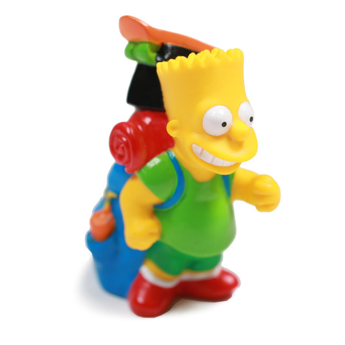 Vintage Bart Simpson Camper Skateboard Toy 1990