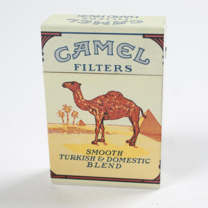 Vintage Camel Cigarette Hard Pack Flip Top Butane Lighter