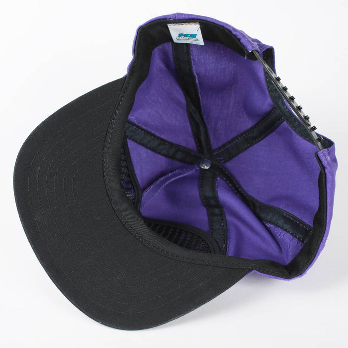 Vintage Camel Cigarettes Embroidered Snapback Hat Purple/Black