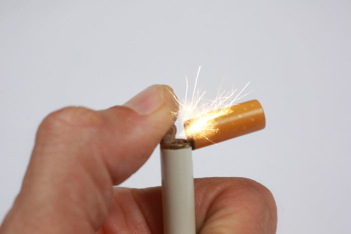 Vintage Cigarette Shaped Novelty Refillable Butane Lighter