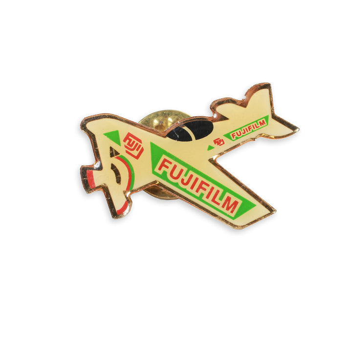 Vintage Fujifilm Color Airplane Enamel Pin