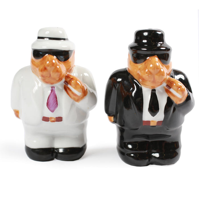 Vintage Joe Cool Camel Cigarettes Ceramic Salt & Pepper Shakers