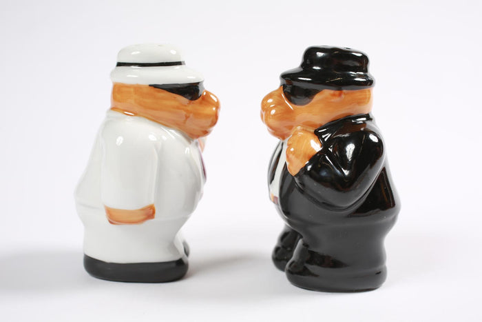 Vintage Joe Cool Camel Cigarettes Ceramic Salt & Pepper Shakers