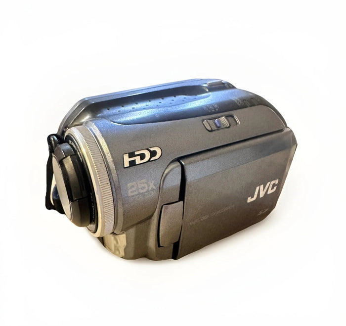 Vintage JVC Everio GZ-MG20U 20GB HDD Mini Video Camera Bundle Works