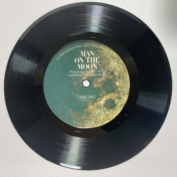 Vintage Man on the Moon 7" Vinyl Record 1969