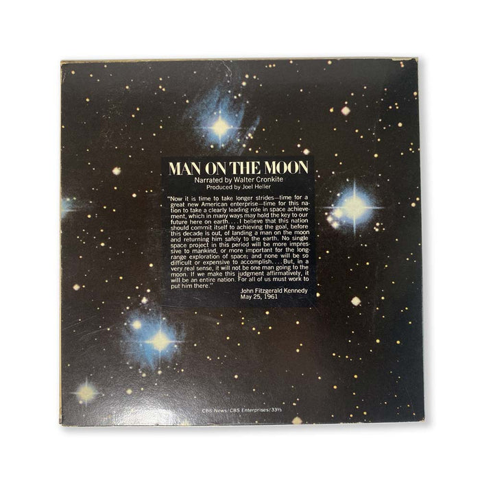 Vintage Man on the Moon 7" Vinyl Record 1969