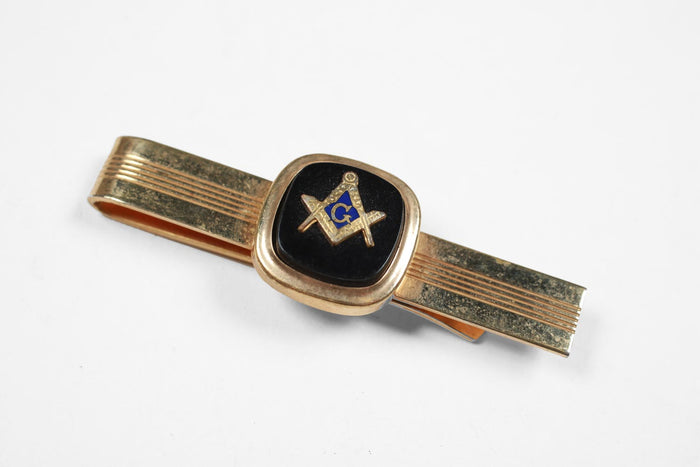 Vintage Masonic Tie Clip or Money Clip