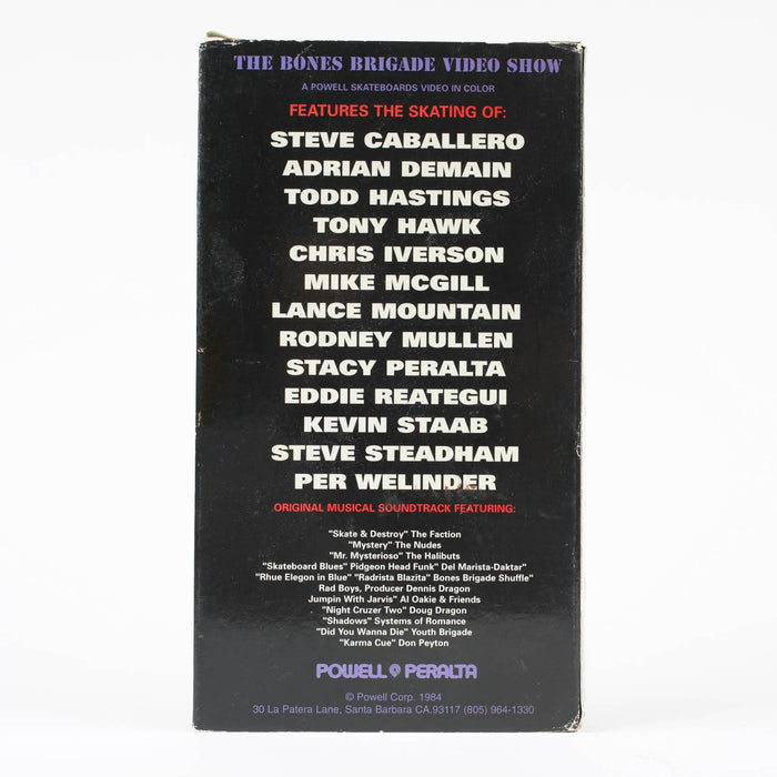 Vintage Powell Peralta Bones Brigade Video Show VHS