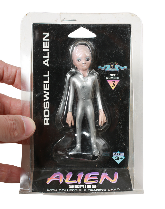 Vintage Roswell Alien Vinyl Figure Shadowbox Collectibles 1996