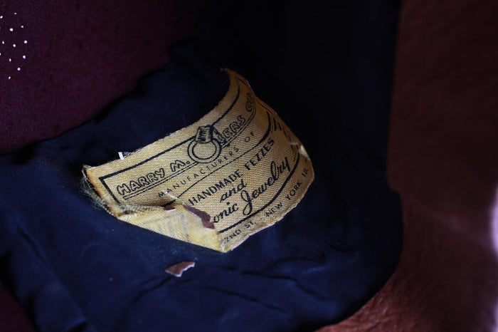 Vintage Shriners Fez Tasseled Hat