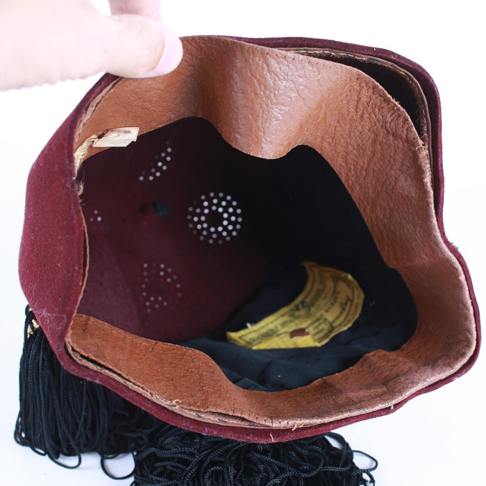 Vintage Shriners Fez Tasseled Hat