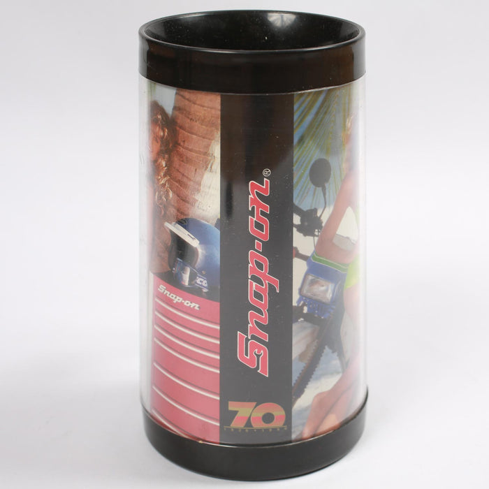 Vintage Snap-On Tools 1980's Plastic Beer Mug Black