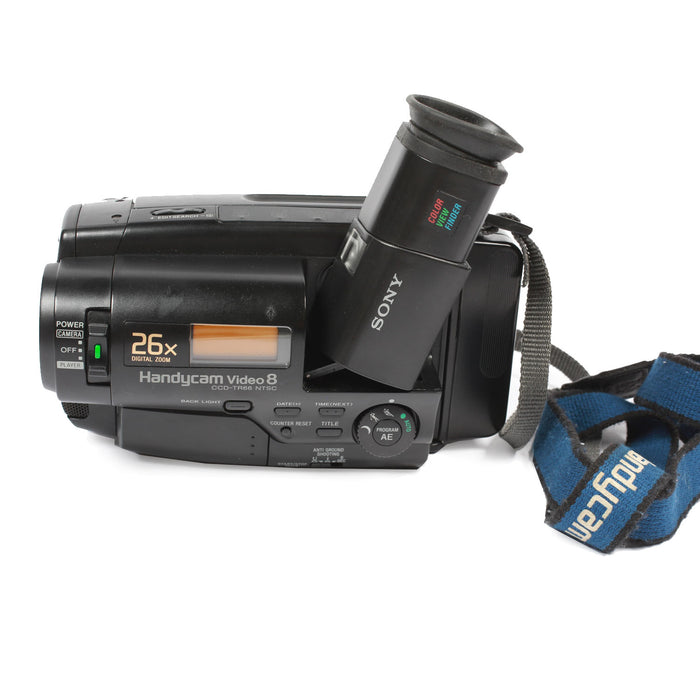 Vintage Sony Handycam CCD-TR66 8mm Video Camera Bundle