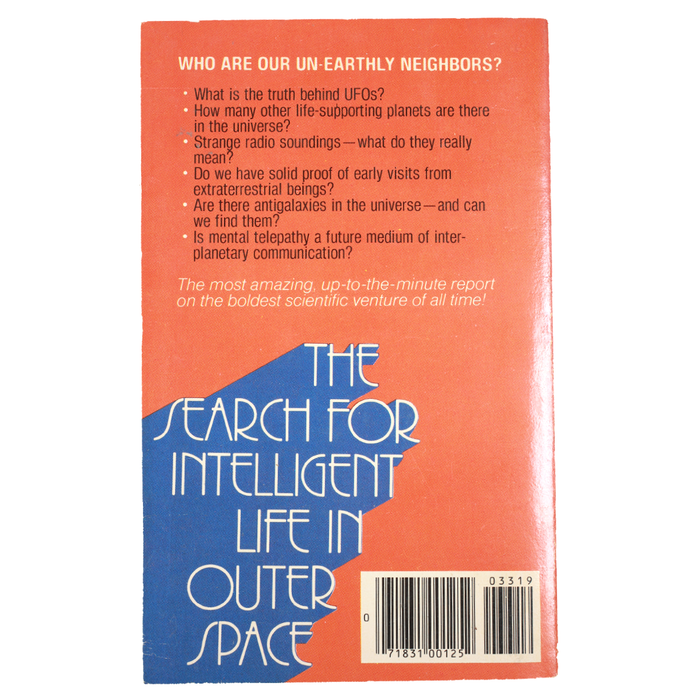 Vintage The Search for Intelligent Life in Outerspace by Alfred Roulet back