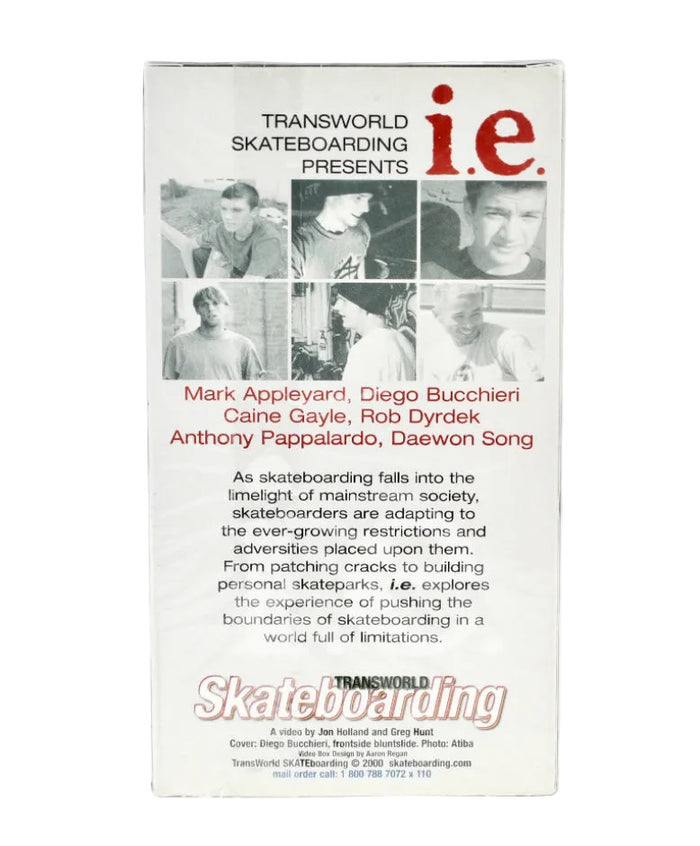 Vintage Transworld Magazine i.e. Skate Video VHS 2000
