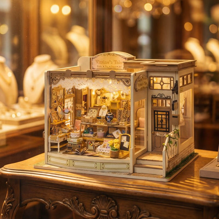 Vitrine's Tale – DIY miniature house kit, HiNooki (image 1)