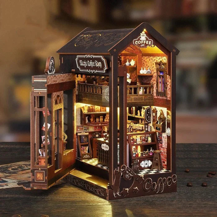 Witch’s Coffee Den – DIY book nook kit, HiNooki (image 1)