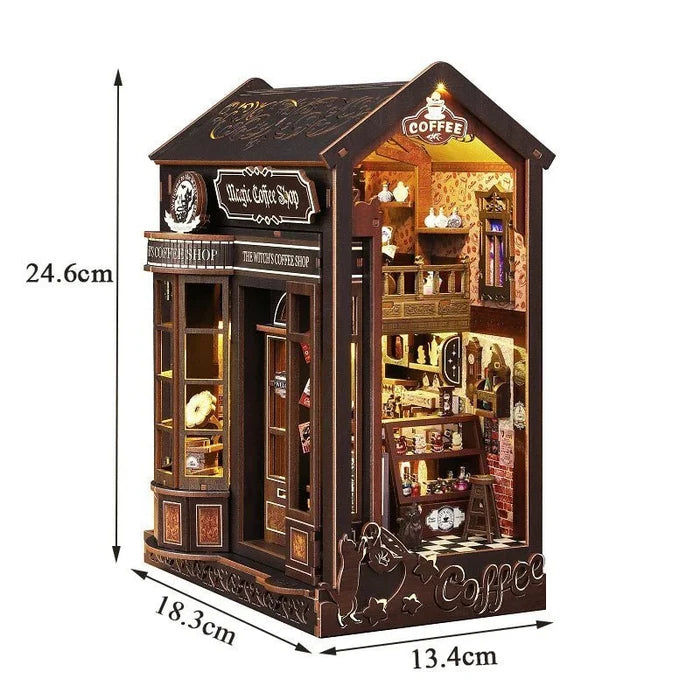Witch’s Coffee Den – DIY book nook kit, HiNooki (image 5)