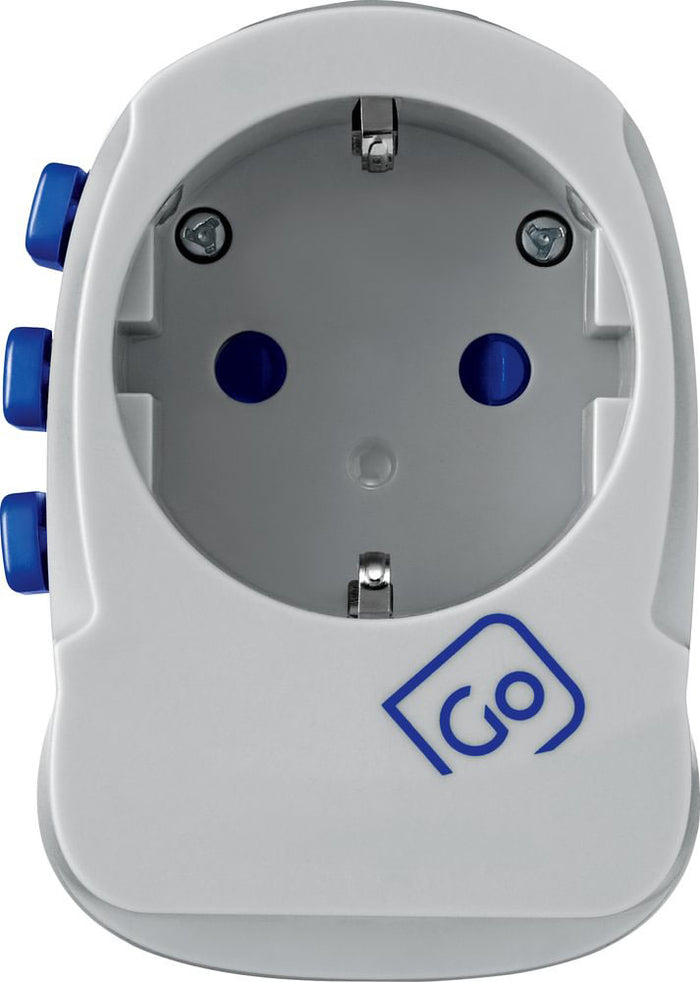 Worldwide Adaptor with USB-A and USB-C Ports