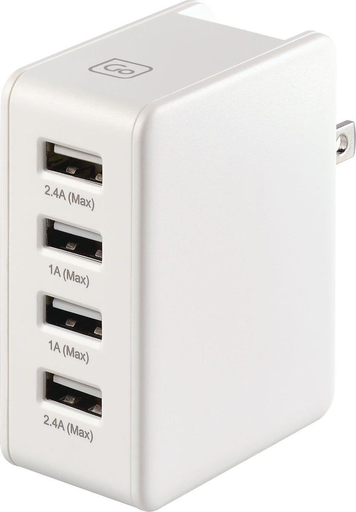 Worldwide USB Charger with 4 USB Ports